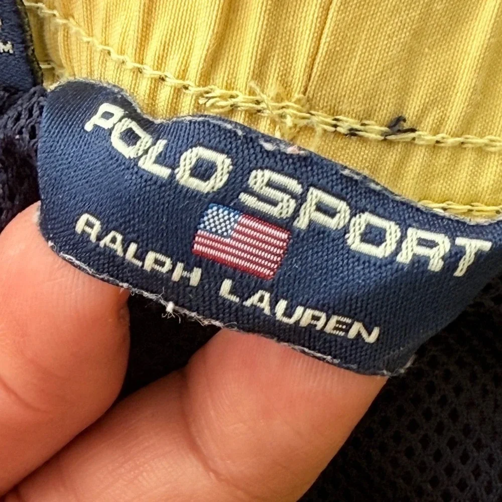 VTG Polo Sport Ralph Lauren Mens Plum Purple Swim‎ Trunks XL Embroidered Pony